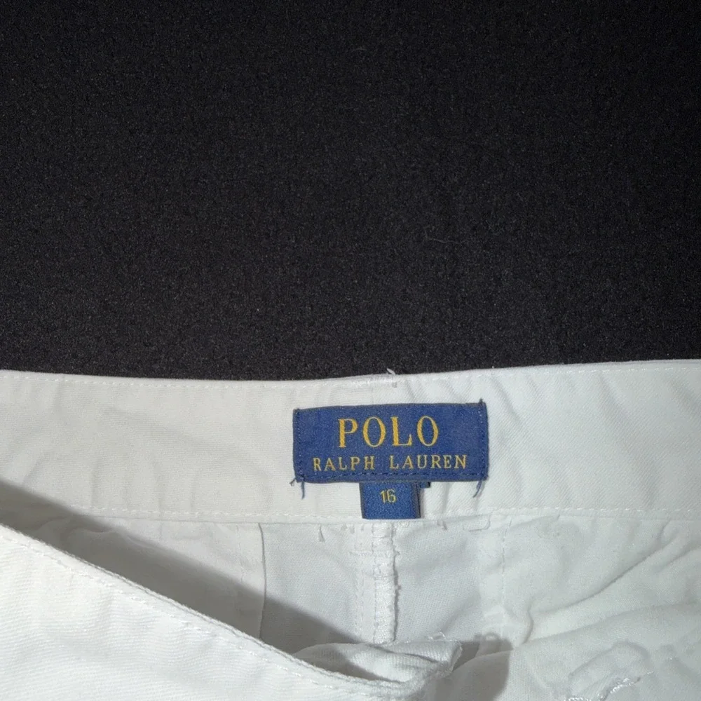 Polo‎ Ralph Lauren White Chino Shorts Kids Size 16
